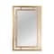 Hello Honey® 40" Geometric Art Deco Glass Wall Mirror
